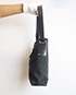Piston Lock Shoulder Bag, &pound;120, Handbags, Black, Fabric, Bottom view